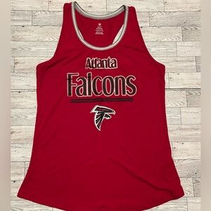 Girls NFL Teens Apparel Atlanta Falcons Racer Back Tank Size Large